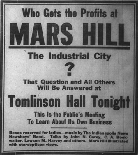 Mars Hill - Encyclopedia of Indianapolis