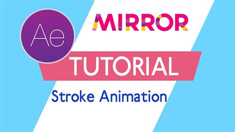 After Effect Tutorial Stroke Animation - YouTube