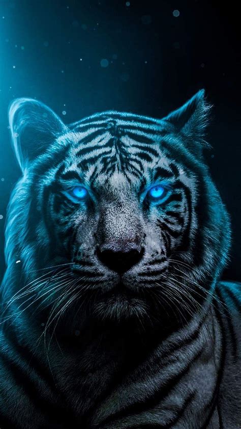 Blue Fire Tiger Wallpapers - Top Free Blue Fire Tiger Backgrounds ...