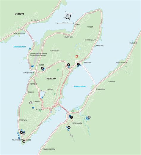 Tromso Overview Map - Tromso Norway • mappery