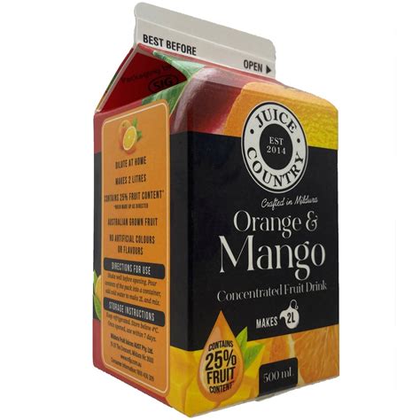 Juice Country Orange & Mango Concentrate 500ml | Woolworths