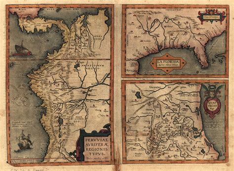 206 | Old Map of Florida, A. Ortelius 1570 | Gordana Lebl | Flickr