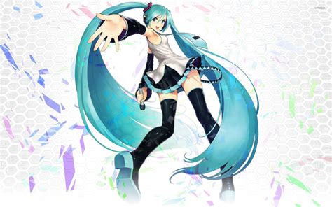 Dancing and singing Hatsune Miku - Vocaloid wallpaper - Anime ...