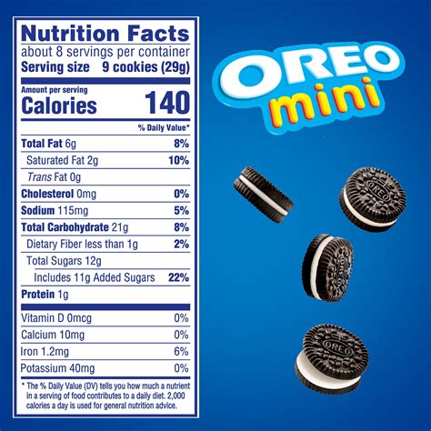 Oreo Mini Bites Nutrition Facts | Besto Blog