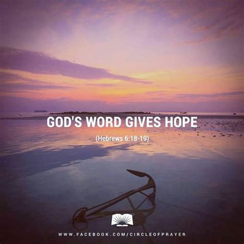 God's word gives hope | Posters on Spiritual Thoughts | Pinterest