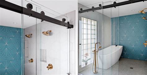 Frameless Sliding Glass Door Hardware for Showers | Krownlab®