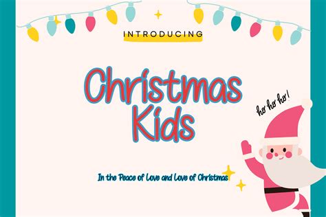 Christmas Kids Font - 1001 Free Fonts