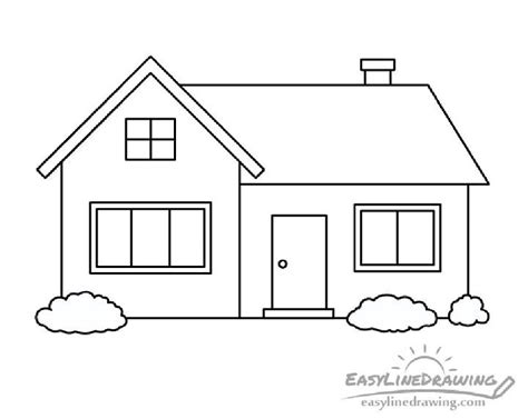 How To Draw A Easy House