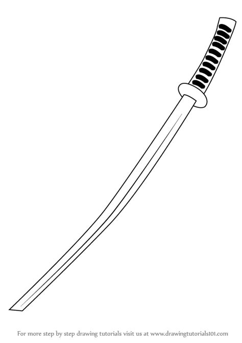 Ninja Sword Drawing