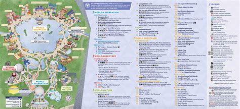 Epcot Attractions Map