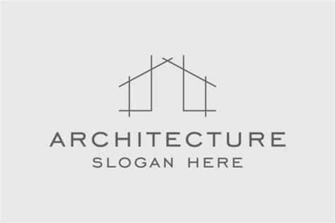 Architecture Minimalist Logo Design Graphic by byemalkan · Creative Fabrica