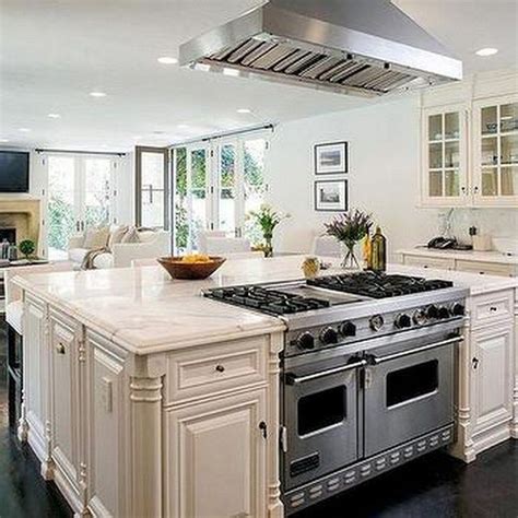 Creative Kitchen Islands With Stove Top Makeover Ideas (34) | Kitchen ...