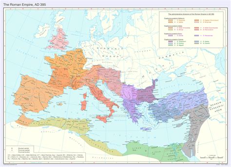 The Roman Empire, AD 395 by Undevicesimus on DeviantArt