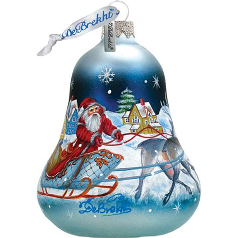 G Debrekht Santa Sleigh Bell Ornament & Reviews | Wayfair