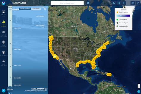 Sea Level Rise and Coastal Flooding Impacts Viewer | CAKE: Climate ...