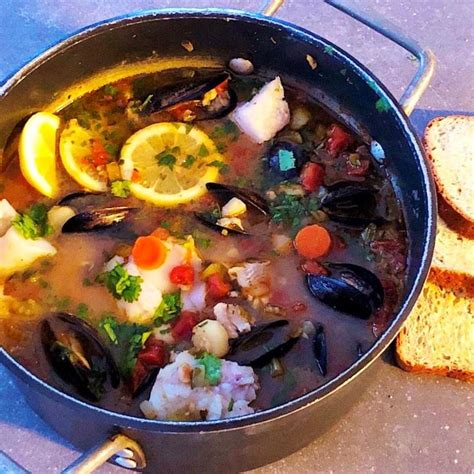 Mexican Seafood Stew (aka Sopa de Pescado)- Farmtojar.com