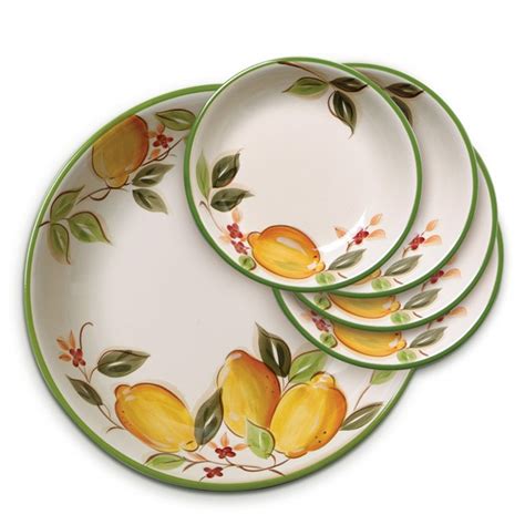 Gibson Lemon Garden 5pc Pasta Bowl Set - Home - Dining & Entertaining ...