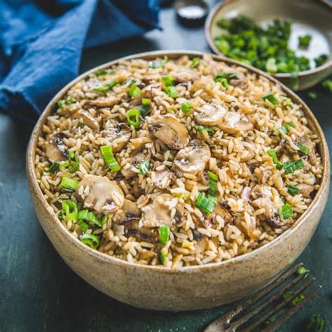 Mushroom Fried Rice Recipe (Step by Step + Video) - Whiskaffair