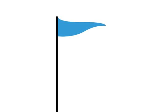 Blue Flag Clip Art at Clker.com - vector clip art online, royalty free ...