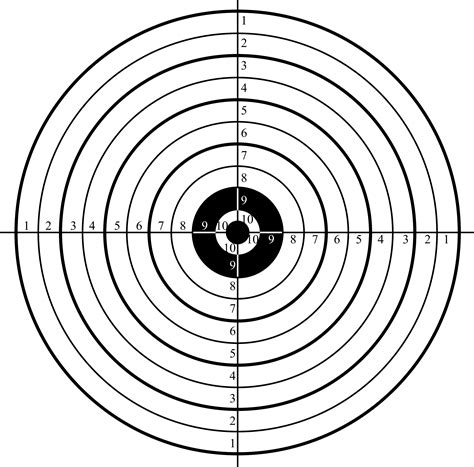 Free Printable Pistol Shooting Targets