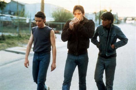 Ponyboy, Dally and Johhny. -The Outsiders.