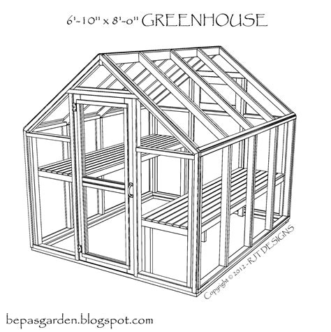 Greenhouse Drawing Plans