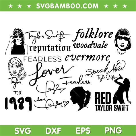 The Eras Tour Albums SVG PNG