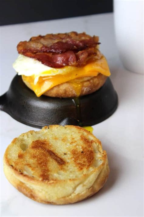 Egg, Bacon and Cheese McMuffin (Copycat) - Dinner, then Dessert