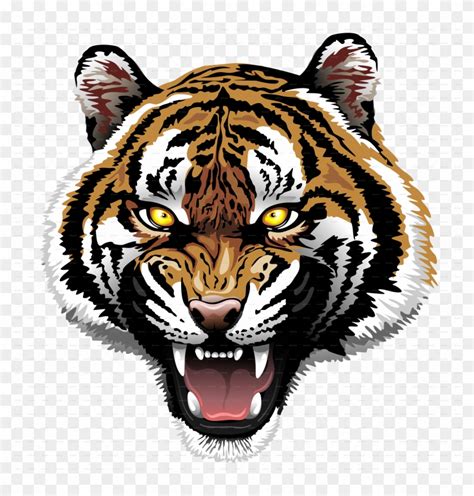 The Tiger Roar Images Png Images - Roaring Tiger Head Png, Transparent ...