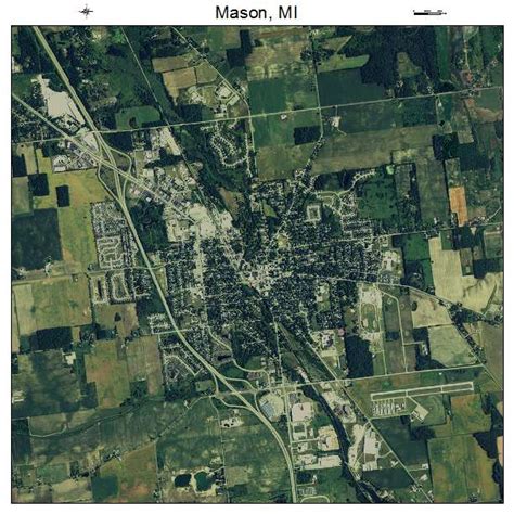 Aerial Photography Map of Mason, MI Michigan