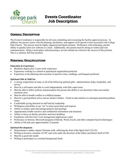 Event Coordinator Jobs