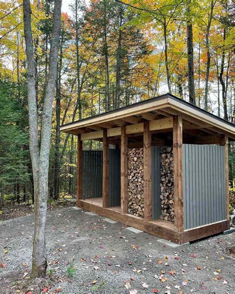 These 10 Wood Shed Ideas Will Keep Your Wood Dry All Winter