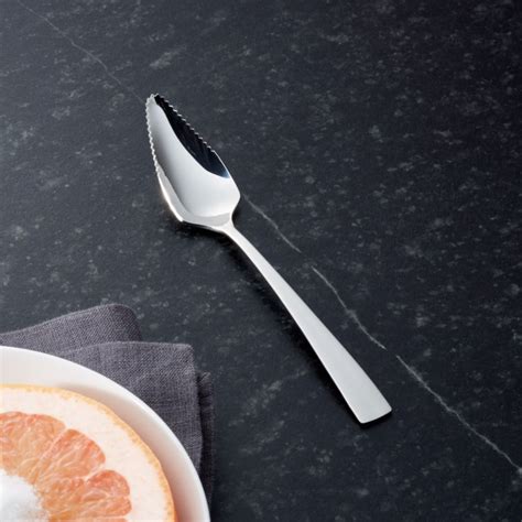 Stainless Steel Grapefruit Spoon + Reviews | Crate & Barrel