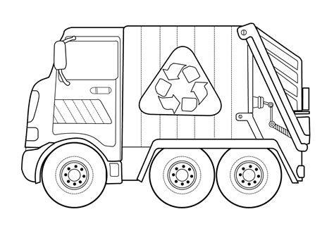 Fascinating Truck Coloring Pages for Kids | 101 Activity