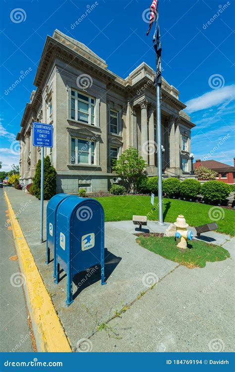 A Street Corner View of the Wasco County Courthouse in the Dalles ...