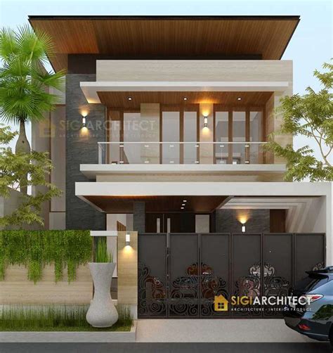 Desain Rumah Minimalis Modern 2 Lantai Type 350