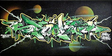 SPOOKS CANVAS by AESYONE Love Graffiti, Graffiti Piece, Graffiti ...