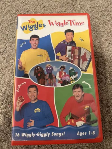 THE WIGGLES - Wiggle Time 2000 VHS Large Red Clamshell Case $13.84 ...