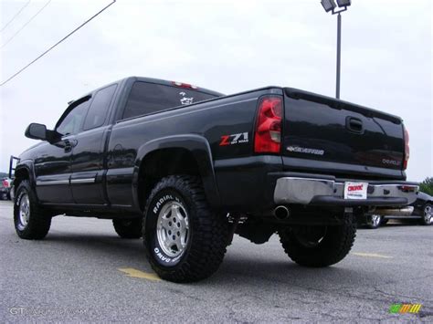 2004 Dark Gray Metallic Chevrolet Silverado 1500 Z71 Extended Cab 4x4 ...