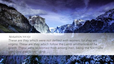 Revelation 14:4 KJV Desktop Wallpaper - These are they which were not ...