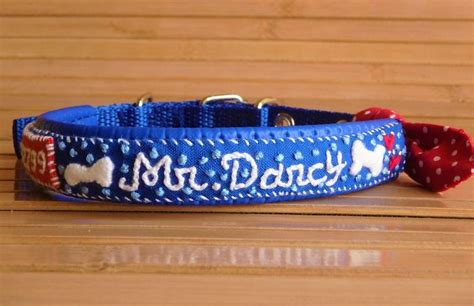 Dog Name Collar Dog Name Tag Collar Dog ID Collar - Etsy | Unique dog ...