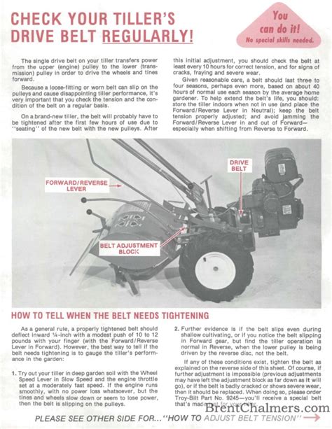 1984 Troy Bilt Horse Tiller Manual