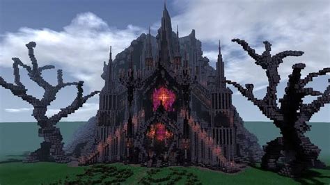 minecraft dark fantasy vampiric castle | Minecraft castle designs ...