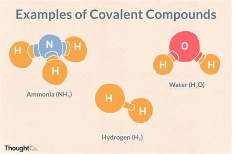 Examples of Covalent Bonds and Compounds