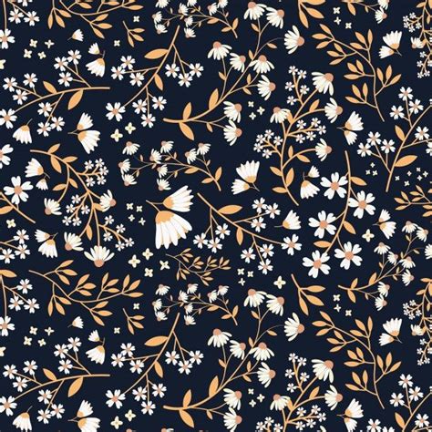 Seamless White And Gold Floral Pattern in 2020 | Floral pattern ...