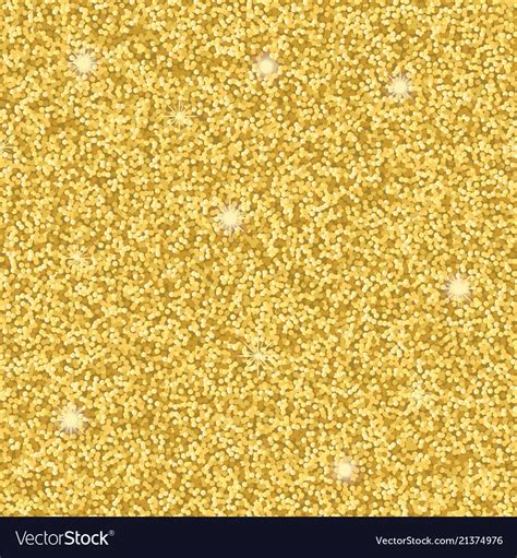 Seamless gold glitter pattern Royalty Free Vector Image