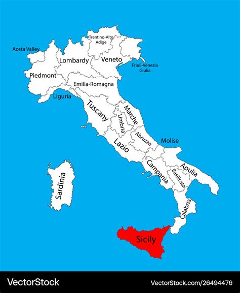 Map Of Italy Sicily - Wilow Kaitlynn