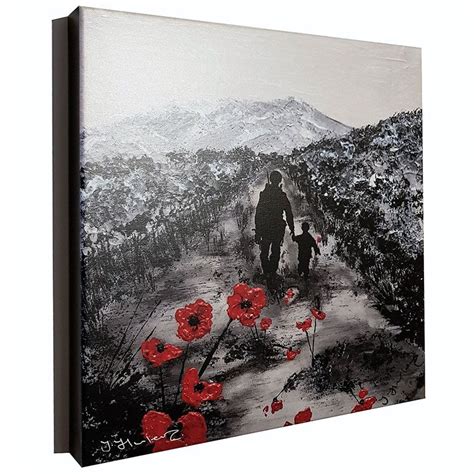 The War Poppy Collection - Canvas prints | Poppy painting, Poppy art ...