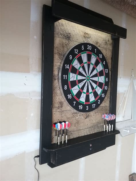 Dartboard Cabinet LED Lights Laser Line Wi-fi Voice/app - Etsy | Dart ...