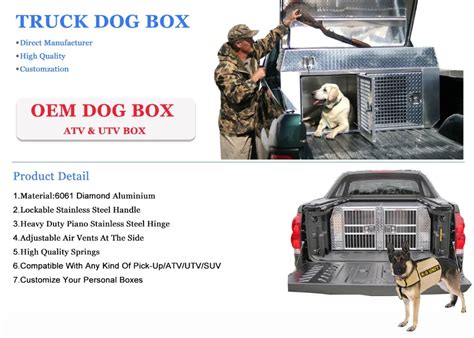 Custom Aluminum Hunting Truck Bed Dog Boxes - Buy Custom Aluminum Dog ...